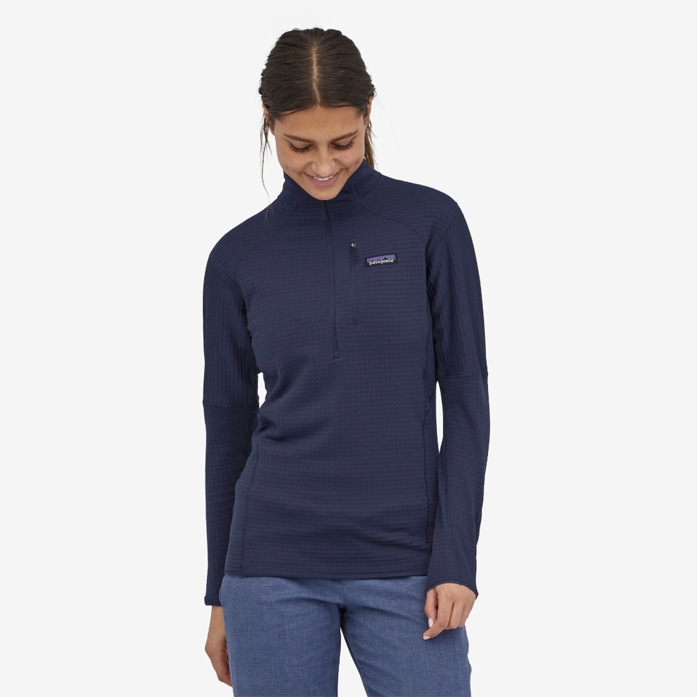 Patagonia Women's R1 Fleece Pullover Navy